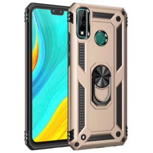 For Huawei Y8s Shockproof TPU + PC Protective Case with 360 Degree Rotating Holder(Gold) (OEM)