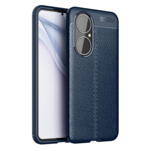 For Huawei P50 Litchi Texture TPU Shockproof Case(Blue) (OEM)