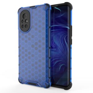 For Huawei nova 8 5G Shockproof Honeycomb PC + TPU Protective Case(Blue) (OEM)