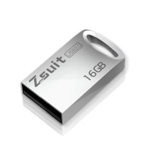Zsuit 16GB USB 2.0 Mini Metal Ring Shape USB Flash Disk (OEM)