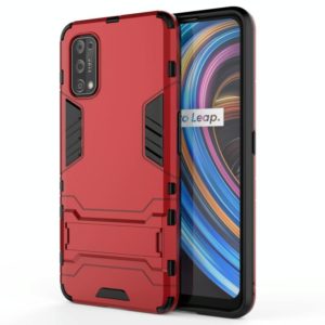 For OPPO Realme X7 PC + TPU Shockproof Protective Case with Holder(Red) (OEM)