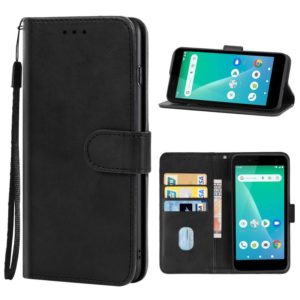 For Unimax UMX U696CL Leather Phone Case(Black) (OEM)
