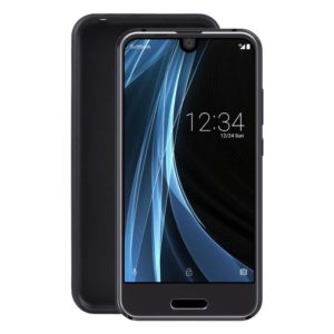 TPU Phone Case For Sharp Aquos R Compact/701SH/SHV41/SH-M06(Black) (OEM)
