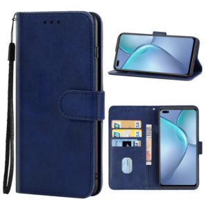 Leather Phone Case For Infinix Zero 8 X687(Blue) (OEM)