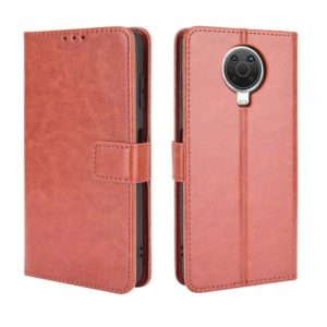 For Nokia G20 / G10 / 6.3 Retro Crazy Horse Texture Horizontal Flip Leather Case with Holder & Card Slots & Lanyard(Brown) (OEM)