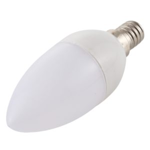 3W 6500K E14 2835 8LEDs Pointed LED Energy Saving Bulb, Light Color: White Light, 110-220V (OEM)