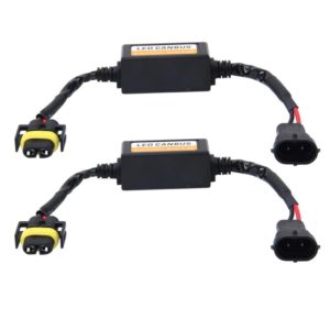 2 PCS H11/H8/H9/H16/5202 Car Auto LED Headlight Canbus Warning Error-free Decoder Adapter for DC 9-16V/20W-40W (OEM)