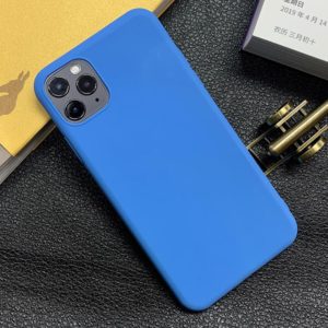 For iPhone 11 Pro Max Shockproof Frosted TPU Protective Case(Light Blue) (OEM)