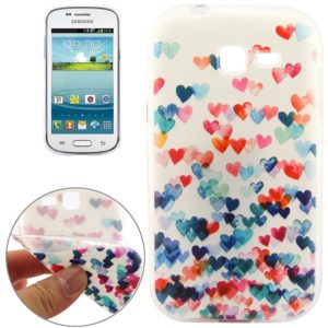 Heart Pattern TPU Protective Case for Galaxy Trend Lite / S739 (OEM)