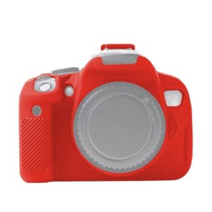 For Canon EOS 600D Soft Silicone Protective Case(Red) (OEM)