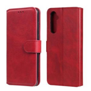 For OPPO Realme 6 Pro Classic Calf Texture PU + TPU Horizontal Flip Leather Case, with Holder & Card Slots & Wallet(Red) (OEM)