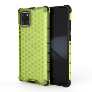 For Galaxy Note10 Lite Shockproof Honeycomb PC + TPU Case(Green) (OEM)
