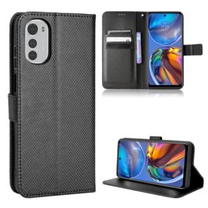 For Motorola Moto G22 / E32s 4G Diamond Texture Leather Phone Case(Black) (OEM)