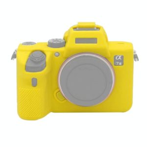 For Sony A7III / A7S3 / A7RIII / A7SIII Soft Silicone Protective Case(Yellow) (OEM)