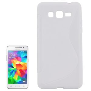 S Line Anti-slip Frosted TPU Protective Case for Galaxy Grand Prime / G530(White) (OEM)
