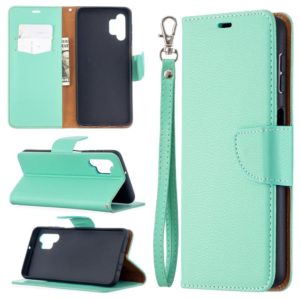 For Samsung Galaxy A32 5G Litchi Texture Pure Color Horizontal Flip PU Leather Case with Holder & Card Slots & Wallet & Lanyard(Green) (OEM)