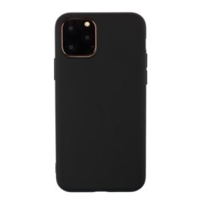 For iPhone 12 / 12 Pro Shockproof Frosted TPU Protective Case(Black) (OEM)