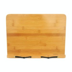 Wood Tablet Bookends Bracket Cookbook Textbooks Document Bamboo Foldable Reading Rest Book Stand, Type:Light Board Small (OEM)