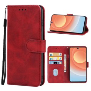 For Tecno Camon 19 Pro Leather Phone Case(Red) (OEM)