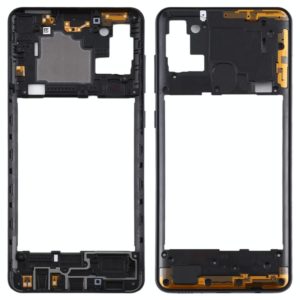 For Samsung Galaxy A21s Middle Frame Bezel Plate (Black) (OEM)