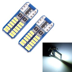 2 PCS T10 / W5W / 168 / 194 DC12V 1.4W 6000K 90LM 12LEDs SMD-3014 Car Reading Lamp Clearance Light, with Decoder (OEM)