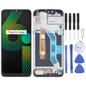 LCD Screen and Digitizer Full Assembly With Frame for OPPO Realme Narzo 10 / Realme 6i RMX2040 (OEM)