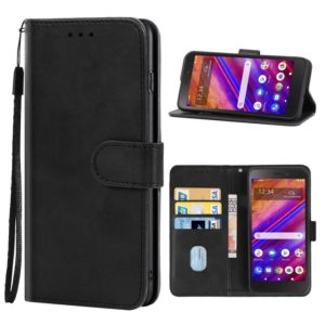 For BLU View 1 Leather Phone Case(Black) (OEM)