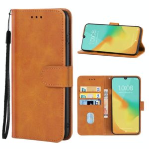 Leather Phone Case For ZTE Blade V10(Brown) (OEM)