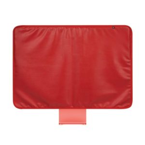 For 24 inch Apple iMac Portable Dustproof Cover Desktop Apple Computer LCD Monitor Cover with Storage Bag(Red) (OEM)
