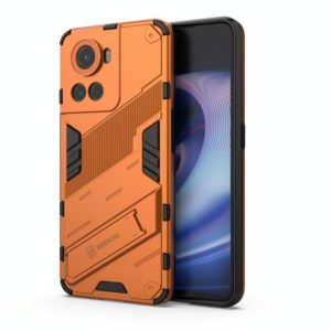 For OnePlus Ace 5G Punk Armor PC + TPU Phone Case with Holder(Orange) (OEM)