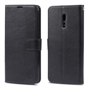 For OPPO Reno Z AZNS Sheepskin Texture Horizontal Flip Leather Case with Holder & Card Slots & Wallet(Black) (AZNS) (OEM)