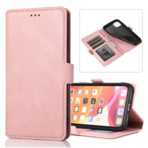 For iPhone 11 Retro Magnetic Closing Clasp Horizontal Flip Leather Case with Holder & Card Slots & Photo Frame & Wallet(Rose Gold) (OEM)