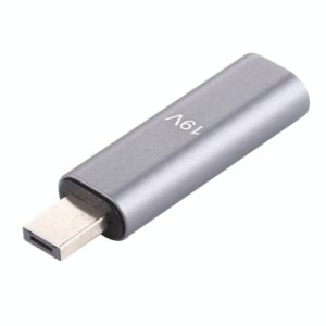 19V Type-C / USB-C Female to PD Aluminium Alloy Adapter for Asus (Silver) (OEM)