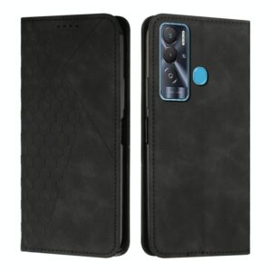 For Tecno Pova Neo Diamond Splicing Skin Feel Magnetic Leather Phone Case(Black) (OEM)
