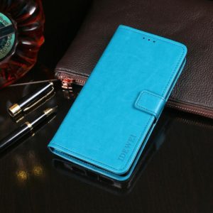 For Motorola Moto E30 idewei Crazy Horse Texture Leather Phone Case(Sky Blue) (idewei) (OEM)