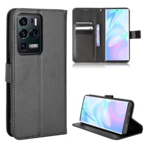 For ZTE Axon 30 Ultra 5G Diamond Texture Leather Phone Case(Black) (OEM)