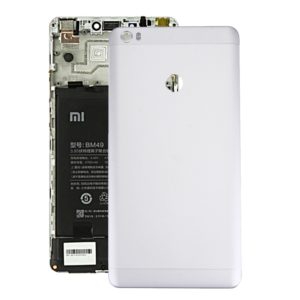For Xiaomi Mi Max Battery Back Cover (Side Keys not Included)(Silver) (OEM)