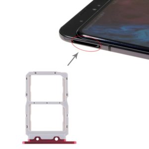SIM Card Tray + SIM Card Tray for Huawei Honor Magic 2(Red) (OEM)