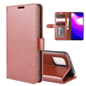 For Xiaomi Mi Note 10 Lite 5G R64 Texture Single Horizontal Flip Protective Case with Holder & Card Slots & Wallet& Photo Frame(Brown) (OEM)