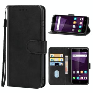 Leather Phone Case For ZTE Blade A6 Premium(Black) (OEM)