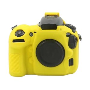 Soft Silicone Protective Case for Nikon D810 (Yellow) (OEM)