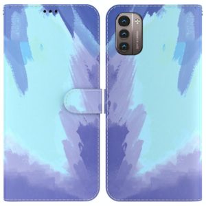 For Nokia G21 / G11 Watercolor Pattern Horizontal Flip Leather Phone Case(Winter Snow) (OEM)