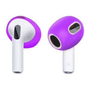 Ear Cap Silicone Protective Case for AirPods 3(Dark Purple) (OEM)