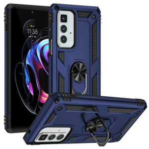 For Motorola Edge 20 Pro Shockproof TPU + PC Phone Case(Blue) (OEM)