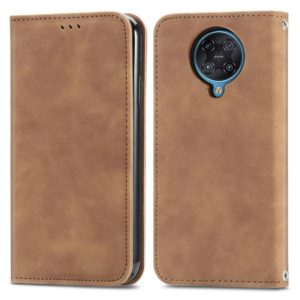 For Xiaomi Redmi K30 Pro / K30 Ultra Retro Skin Feel Business Magnetic Horizontal Flip Leather Case With Holder & Card Slots & Wallet & Photo Frame(Brown) (OEM)