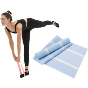 Latex Yoga Stretch Elastic Belt Hip Squat Resistance Band, Specification: 1500x150x0.35mm (Two-color Blue) (OEM)
