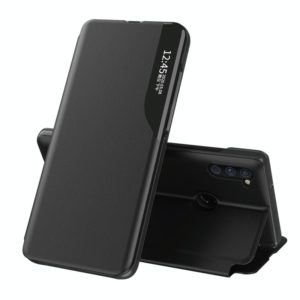 For Samsung Galaxy M11 / A11 EU Version Attraction Flip Holder Leather Phone Case(Black) (OEM)