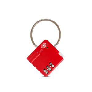 TSA Customs Combination Lock Anti-Theft Wire Padlock(Red) (OEM)