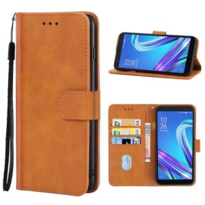 Leather Phone Case For Asus ZenFone Live L2(Brown) (OEM)