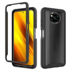 For Xiaomi Poco X3 NFC Starry Sky Solid Color Series Shockproof PC + TPU Protective Case(Black) (OEM)